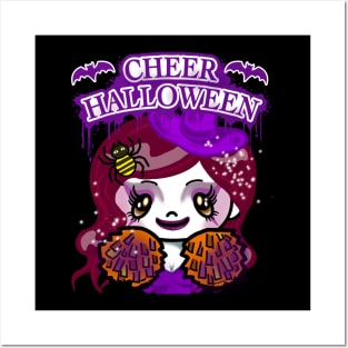 CHEER HALLOWEEN WITCH Posters and Art